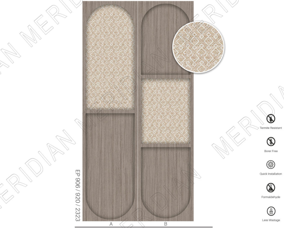 Meridian Epitome Diamond Duet Plain Panel wall panel