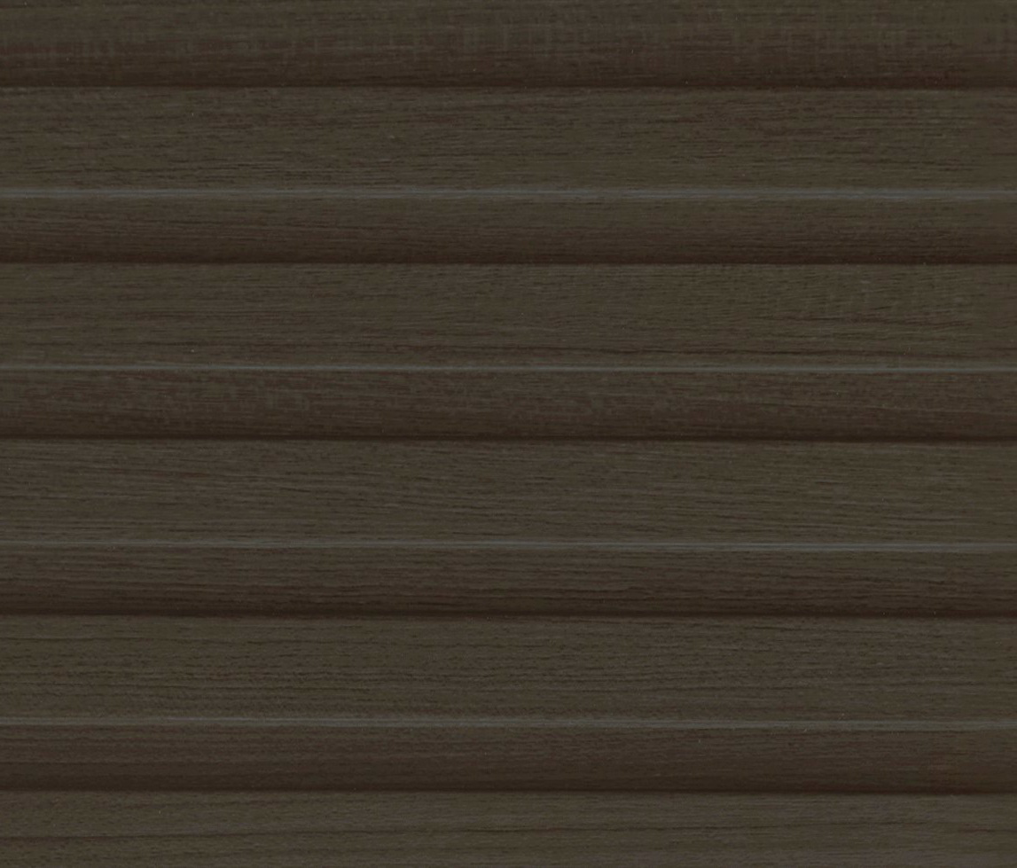 Evolution Woodline Deep Espresso Fluted Louver wood-grain texture close-up