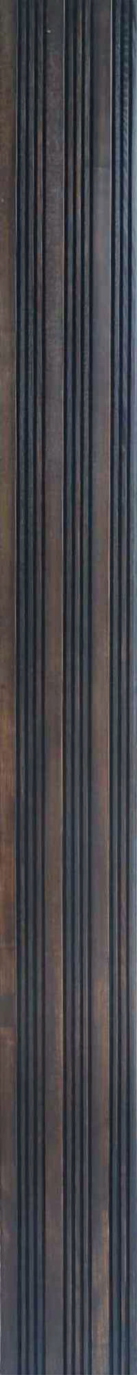Forest F01-EBONY Designer louvers Wall Panel 9.5*0.54 ft Texture 1.5 mm - F01-EBONY