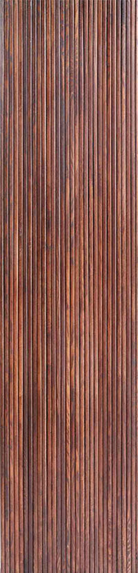 Forest F04-CHESNUT Designer louvers Wall Panel 9.5*0.54 ft Texture 1.5 mm - F04-CHESNUT