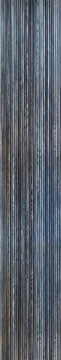 Forest F04-GREY-WALNUT Designer louvers Wall Panel 9.5*0.54 ft Texture 1.5 mm - F04-GREY-WALNUT