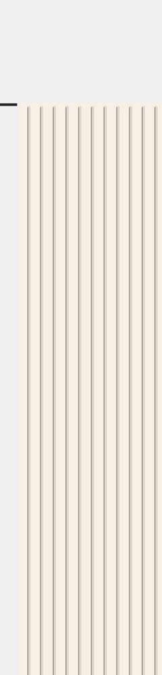 Meridian Flexidian FLX-805 Almond bendable fluted wall panel