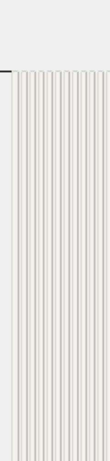 Meridian Flexidian FLX-811 Pearl White bendable fluted wall panel