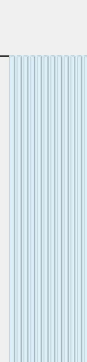 Meridian Flexidian FLX-817 Powder Blue bendable fluted wall panel