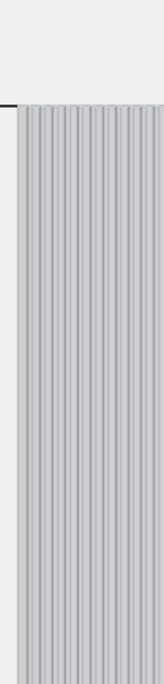Meridian Flexidian FLX-827 Silver Grey bendable fluted wall panel
