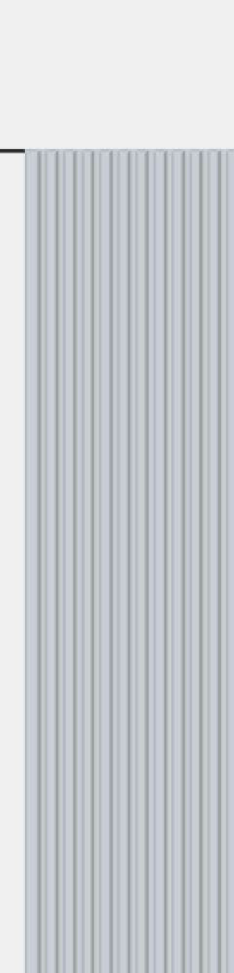 Meridian Flexidian FLX-852 Steel Blue bendable fluted wall panel