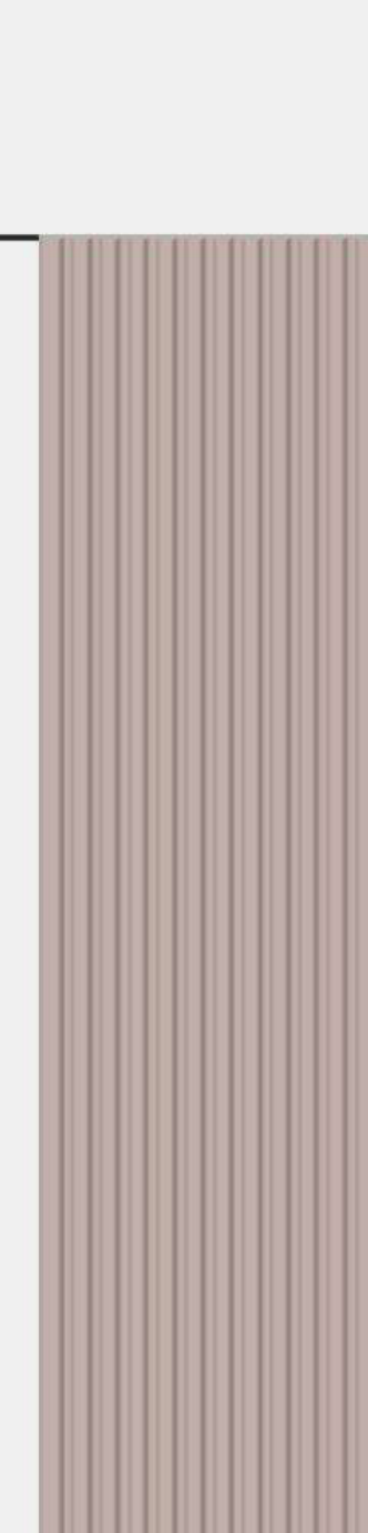 Meridian Flexidian FLX-865 Dusty Rose bendable fluted wall panel