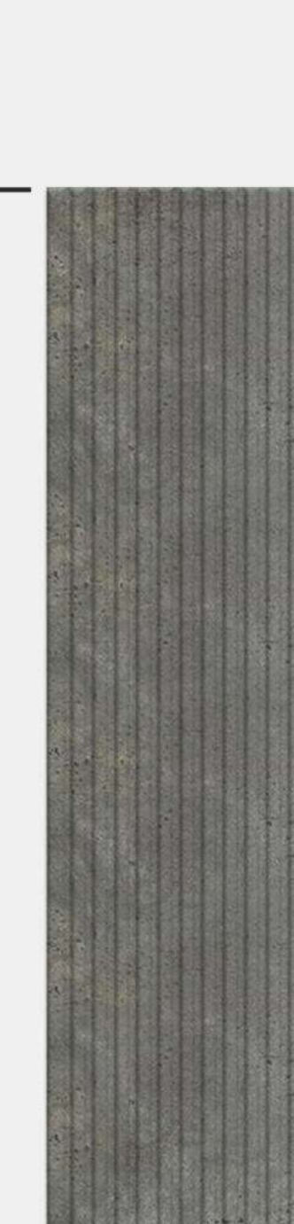 Meridian Flexidian FLX-885 Stone Charcoal bendable fluted wall panel