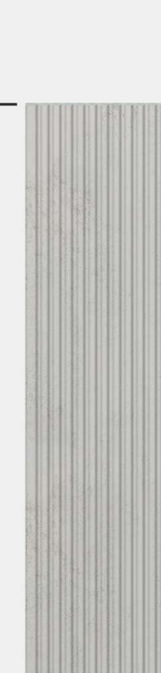 Meridian Flexidian FLX-886 Ash Grey bendable fluted wall panel