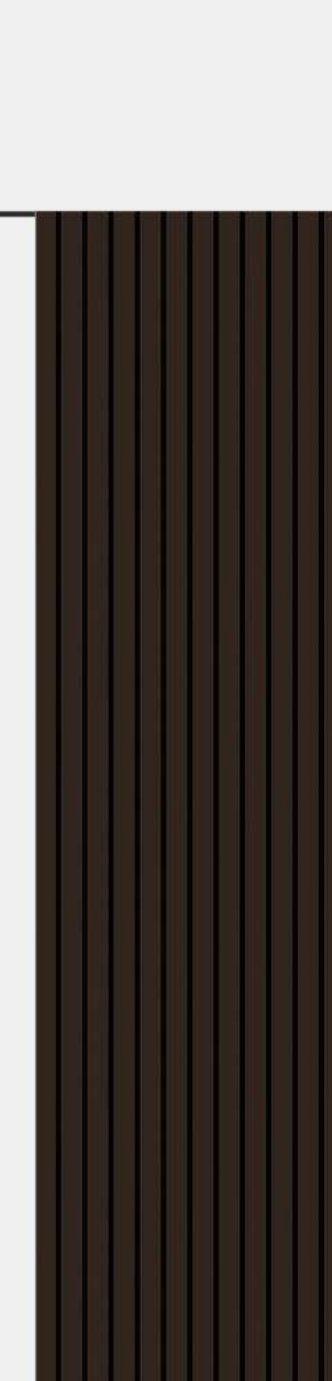 Meridian Flexidian FLX-897 Espresso Brown bendable fluted wall panel