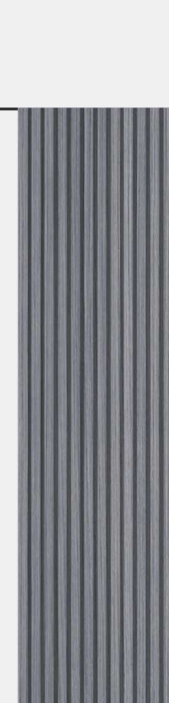 Meridian Flexidian FLX-960 Storm Grey bendable fluted wall panel