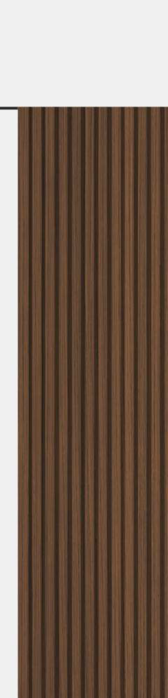 Meridian Flexidian FLX-970 Chestnut bendable fluted wall panel