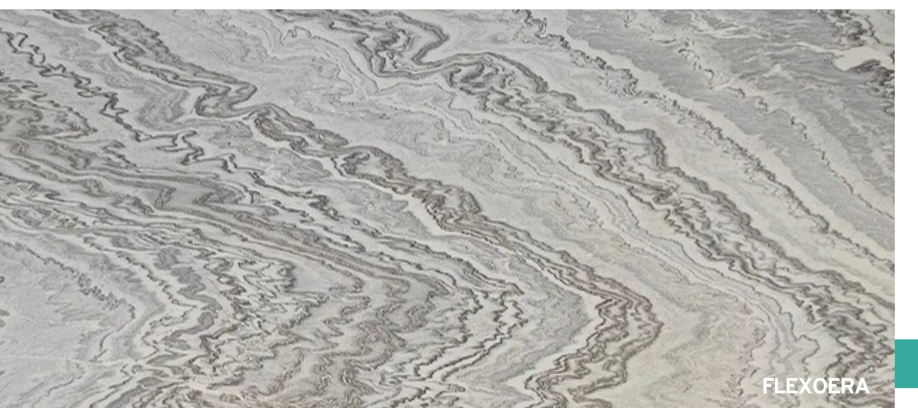 Flexoera Sandera Silver Wave flexible sandstone veneer sheet