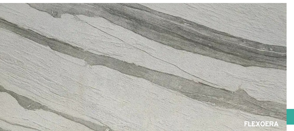 Flexoera Sandera Silver Calacatta flexible sandstone veneer sheet