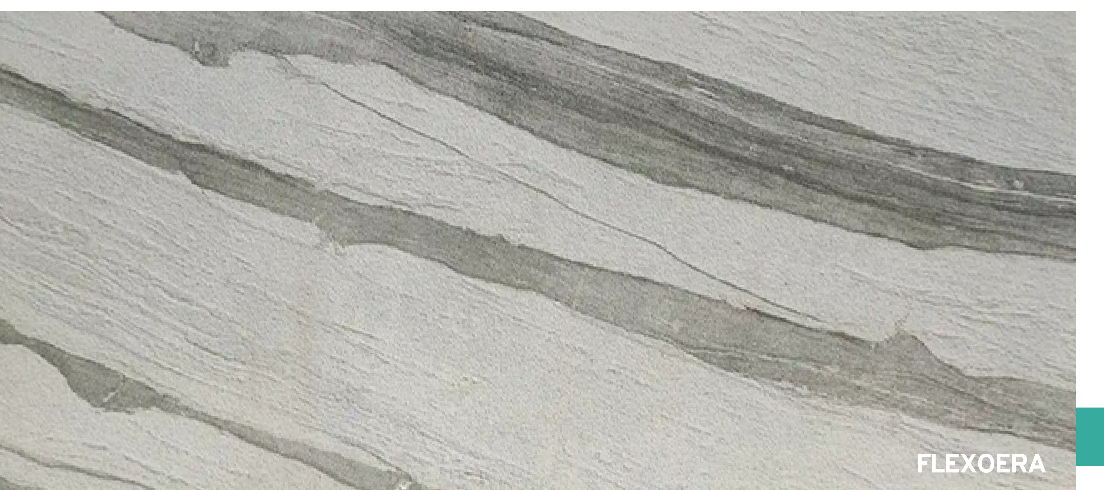 Flexoera Sandera Silver Calacatta flexible sandstone veneer sheet