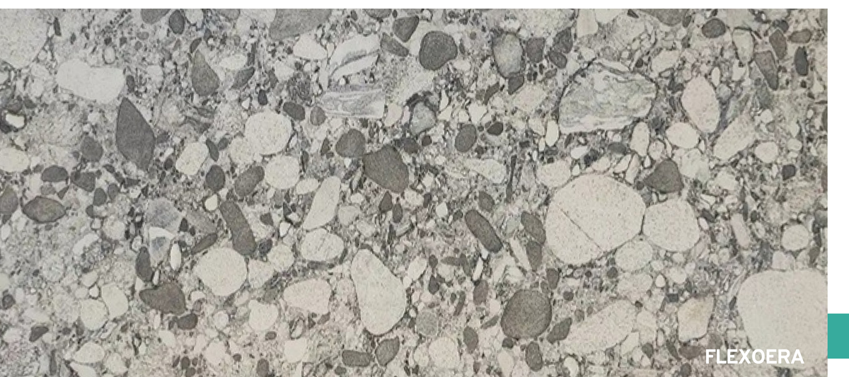 Flexoera Sandera Pebble Mosaic flexible sandstone veneer sheet