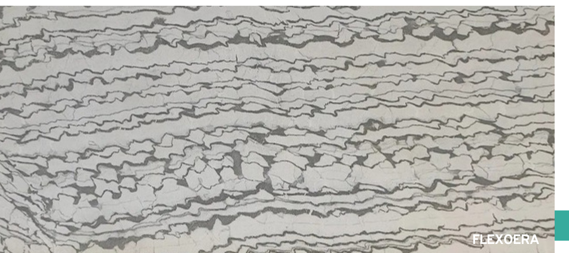 Flexoera Sandera Olive Ripple flexible sandstone veneer sheet