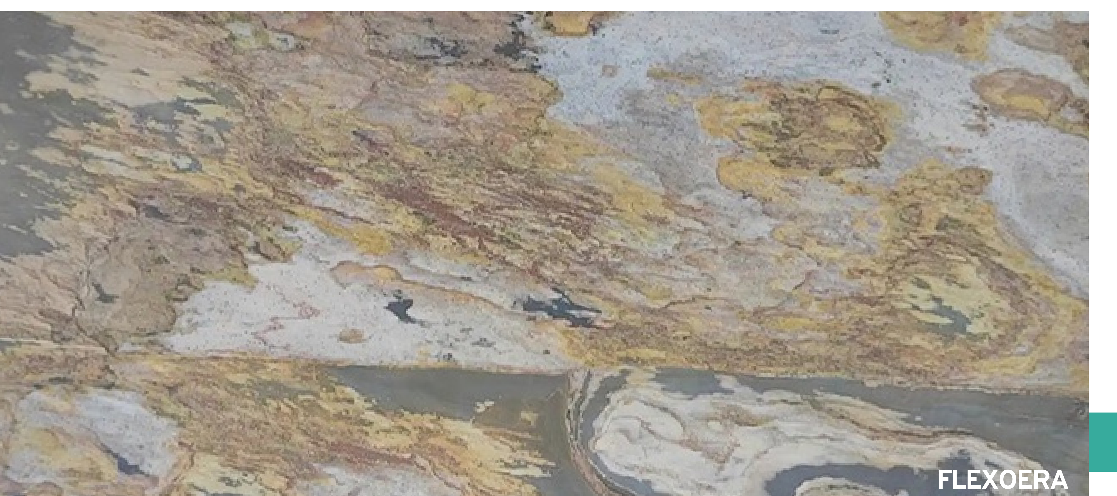 Flexoera Slatera Storm Ochre flexible slate veneer sheet