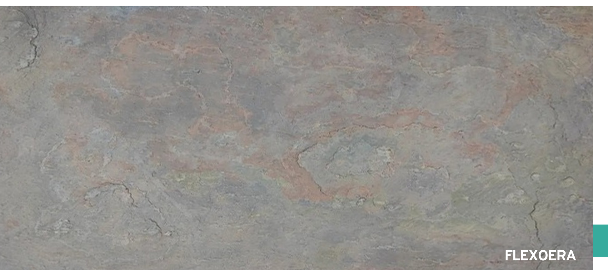 Flexoera Slatera Ash Rose flexible slate veneer sheet
