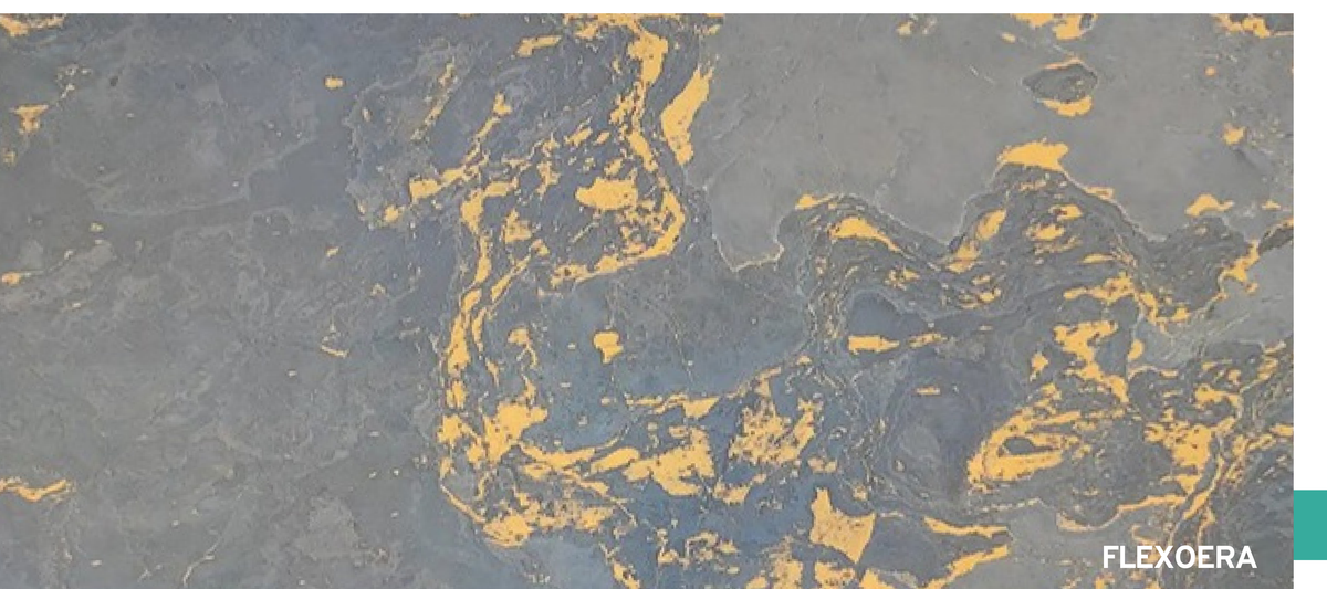 Flexoera Slatera Gold Rush Grey flexible slate veneer sheet