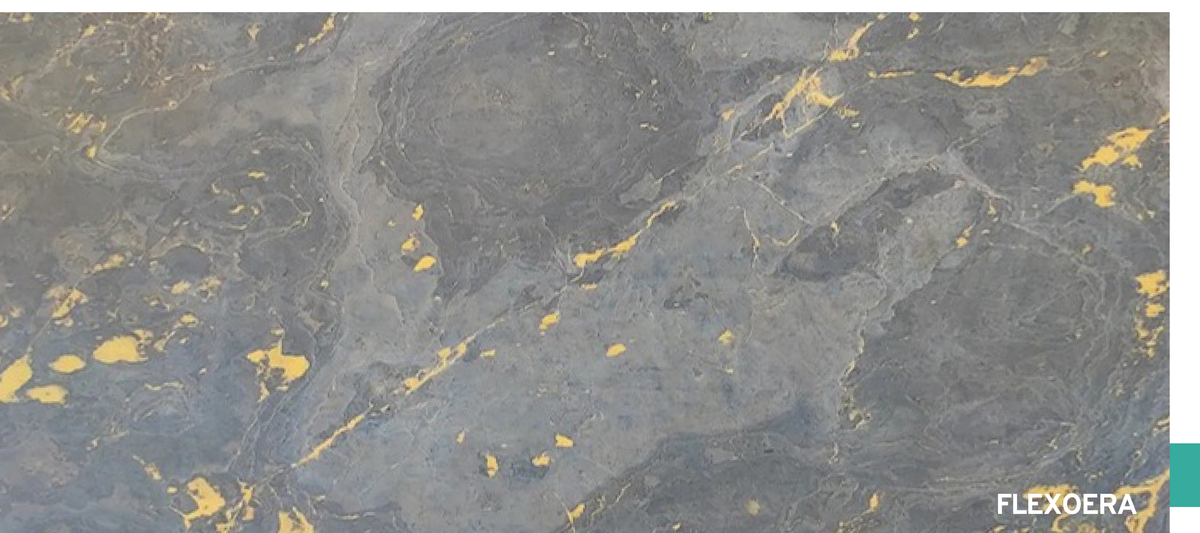 Flexoera Slatera Slate Gold flexible slate veneer sheet