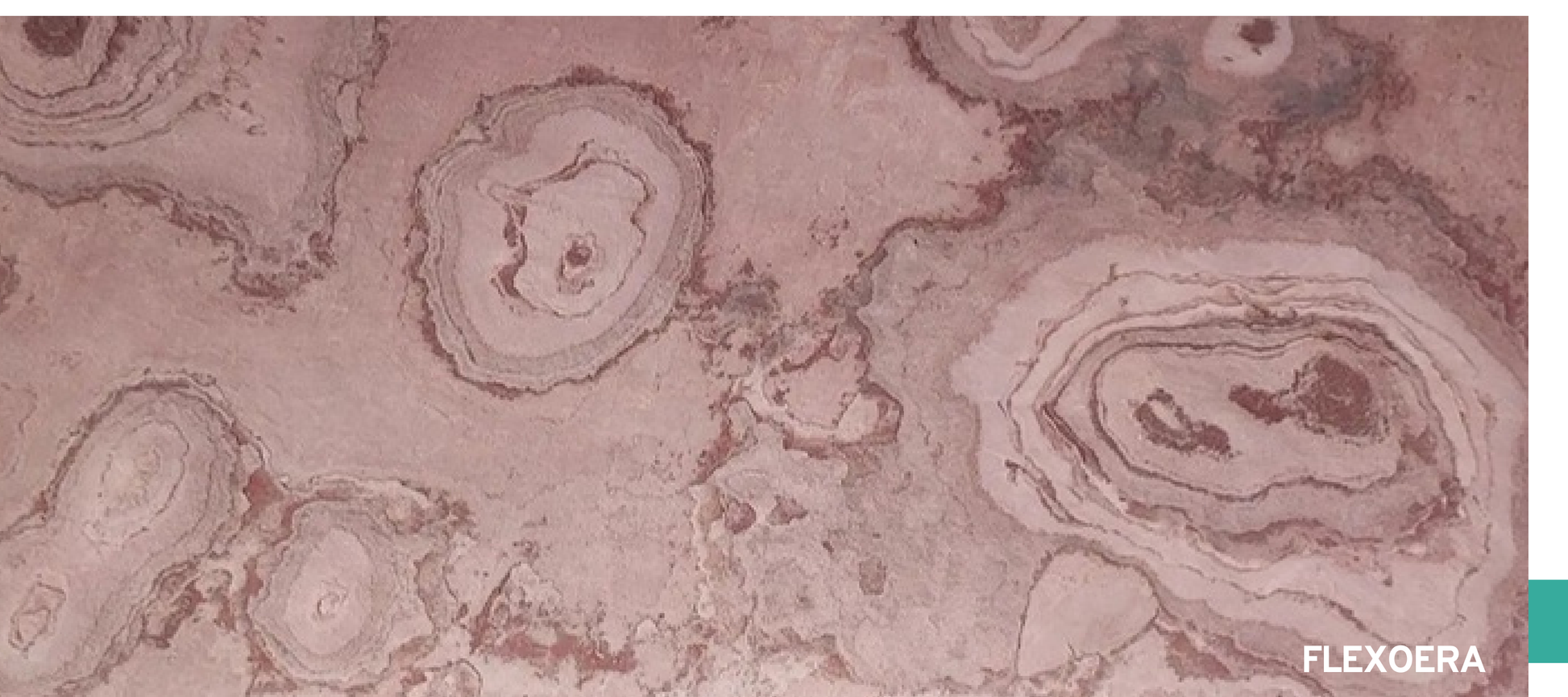 Flexoera Slatera Rose Quartz flexible slate veneer sheet