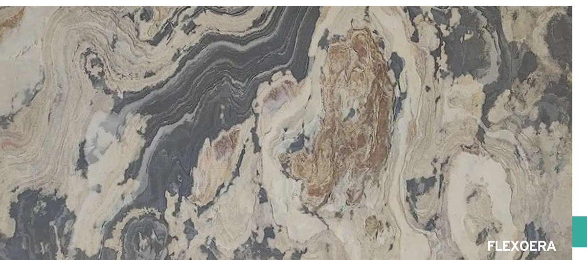 Flexoera Slatera Midnight Sand flexible slate veneer sheet