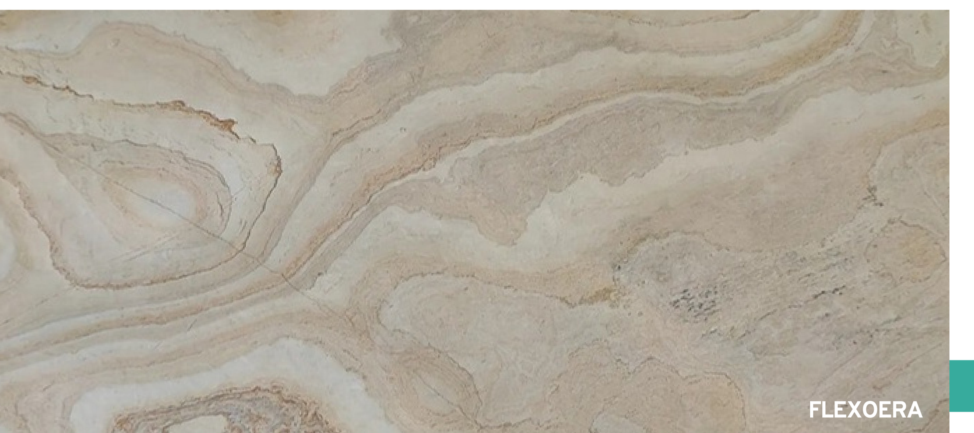 Flexoera Slatera Golden Sand flexible slate veneer sheet