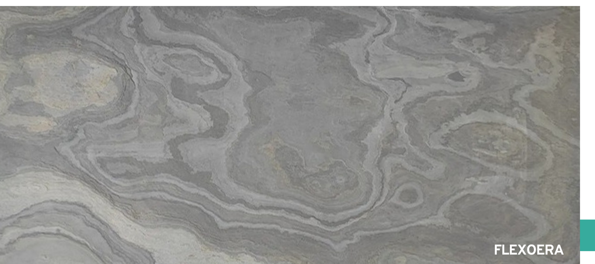 Flexoera Slatera Verde Ripple flexible slate veneer sheet