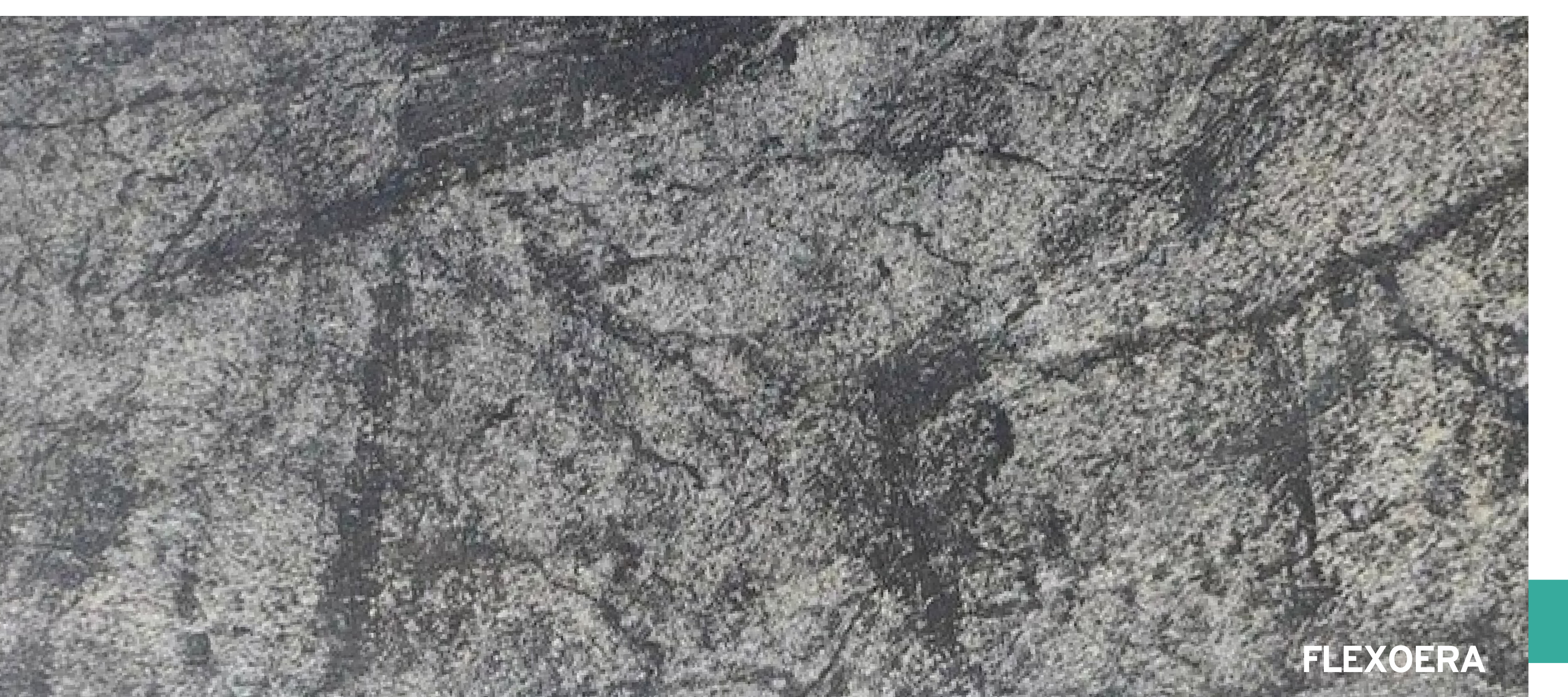 Flexoera Slatera Granite Black flexible slate veneer sheet