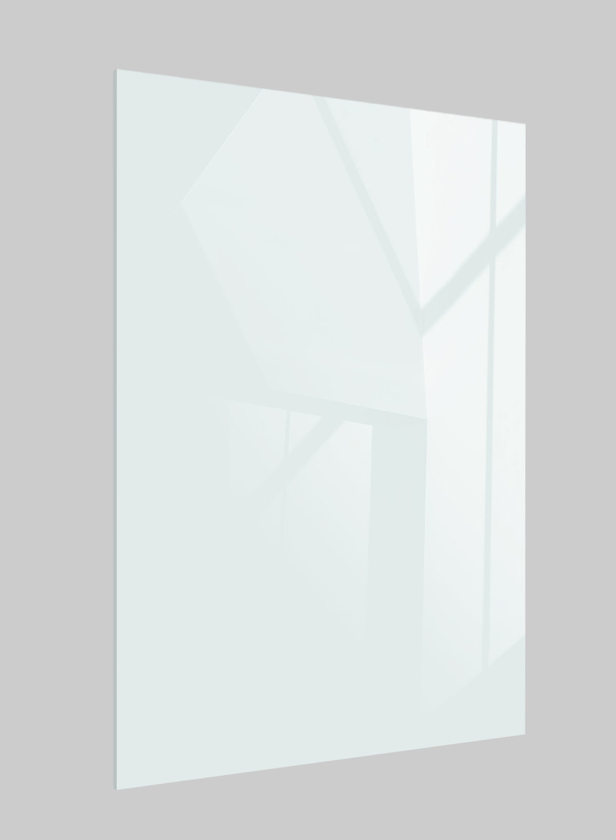 Celestial White High Gloss Solid Acrylic Laminate