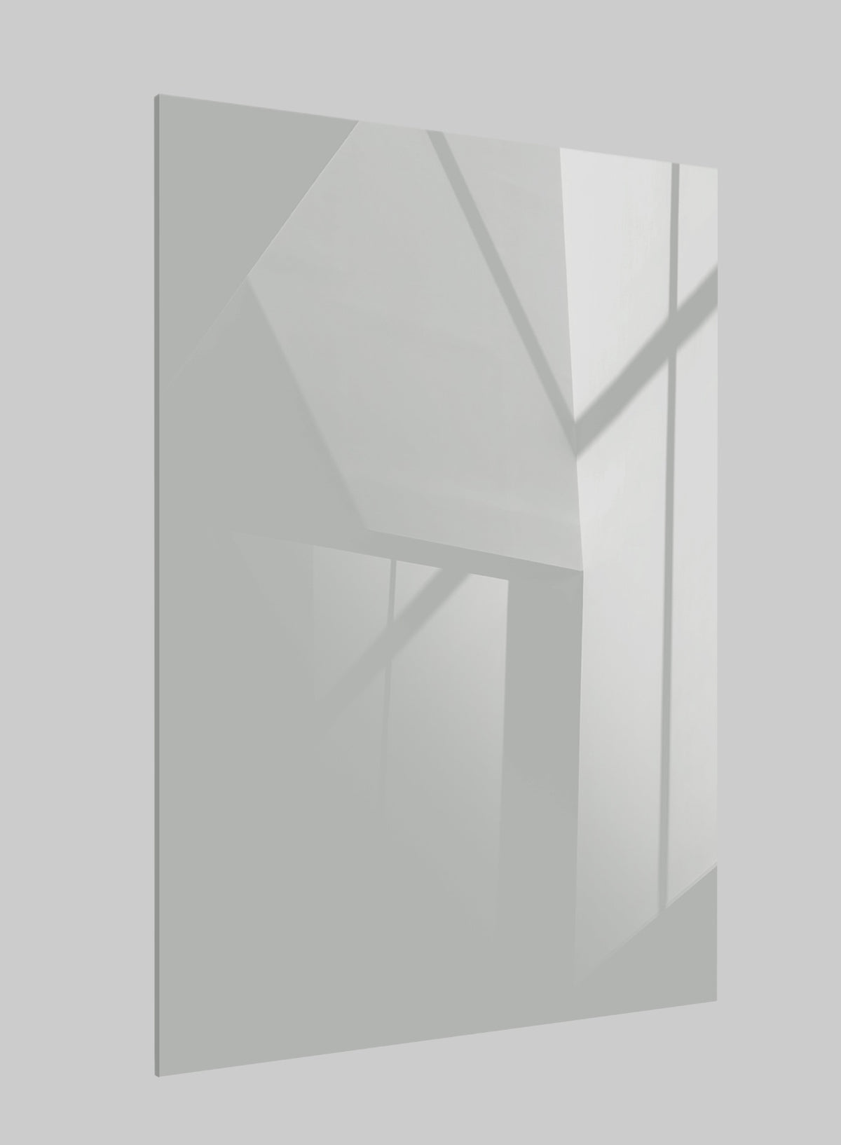 Oyster Grey High Gloss Solid Acrylic Laminate
