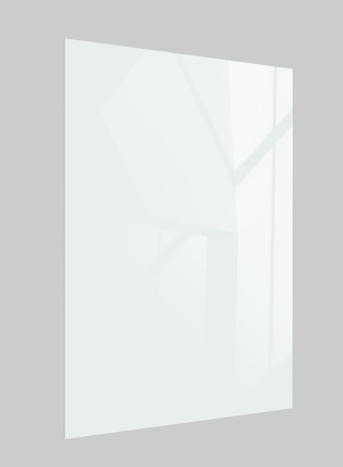 Eternal White High Gloss Solid Acrylic Laminate