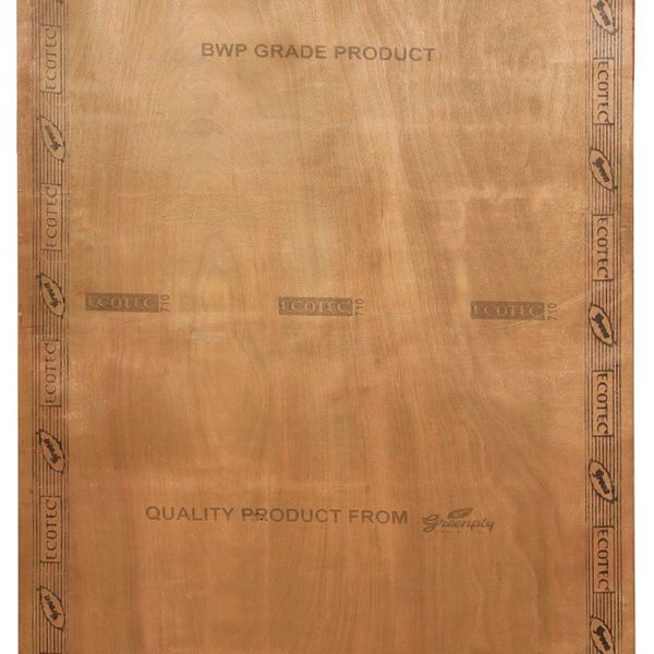 Greenply Ecotec 8 ft. x 4 ft. 12 mm BWP/Marine Plywood Brown Wood Natural Laminate - Greenply