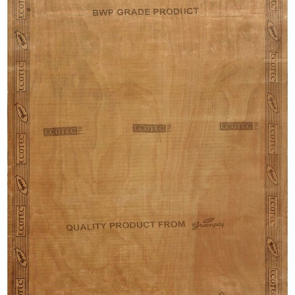 Greenply Gold 2.0 7 ft. x 4 ft. 19 mm BWP/Marine Plywood Brown Wood Natural Laminate - Greenply