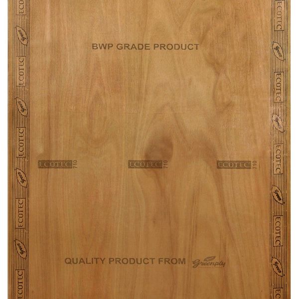 Greenply Ecotec 7 ft. x 4 ft. 9 mm BWP/Marine Plywood Brown Wood Natural Laminate - Greenply