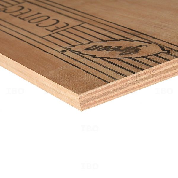 Greenply Ecotec 7 ft. x 4 ft. 12 mm MR Plywood Brown Wood Natural Laminate - Greenply