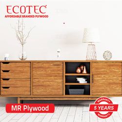 Greenply Ecotec 7 ft. x 4 ft. 18 mm MR Plywood Brown Wood Natural Laminate - Greenply