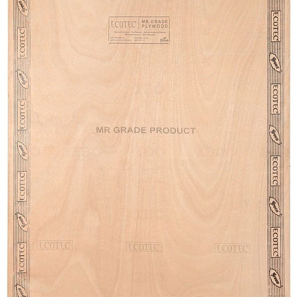 Greenply Ecotec 8 ft. x 4 ft. 8 mm MR Plywood Brown Wood Natural Laminate - Greenply