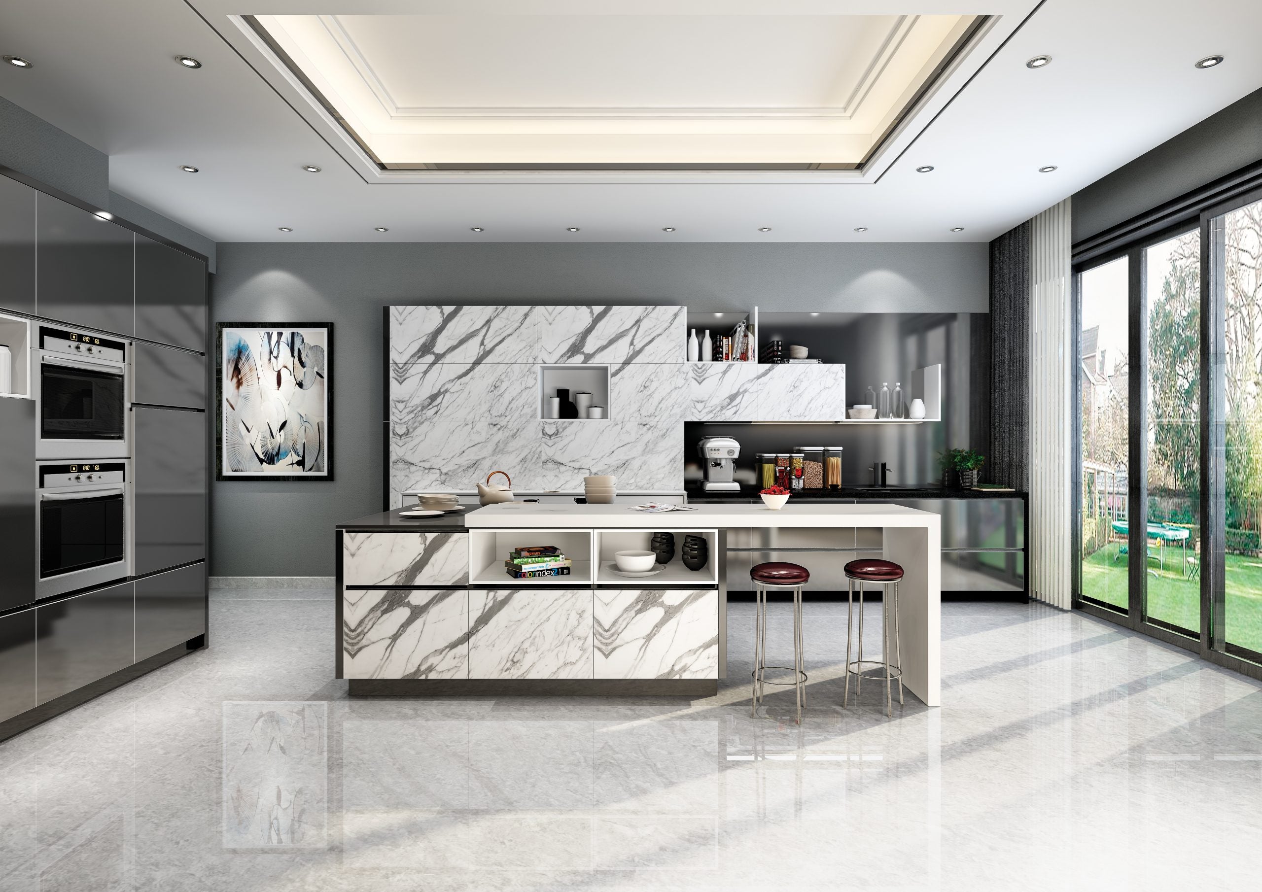 Decorative Patterned Laminate 8*4 ft 1.25 mm - HD 7001