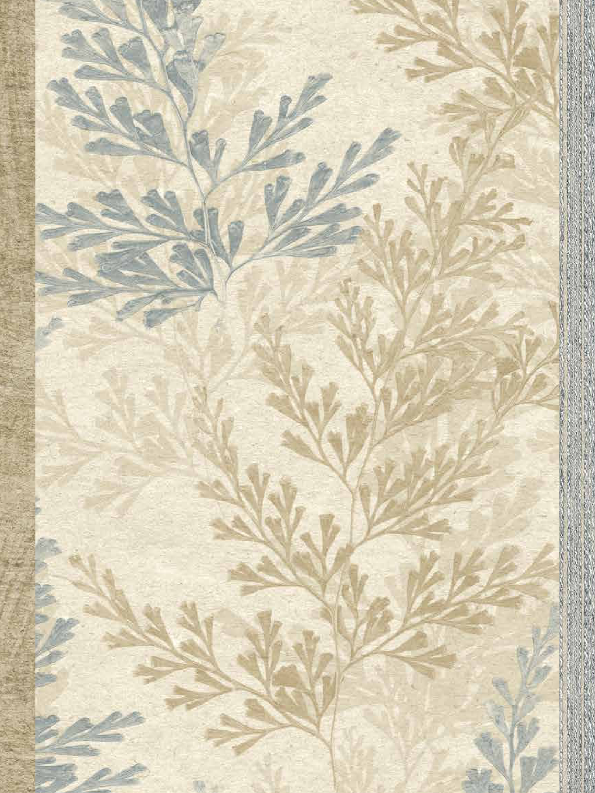 Exclusive Wallcoverings Cream wallpaper swatch