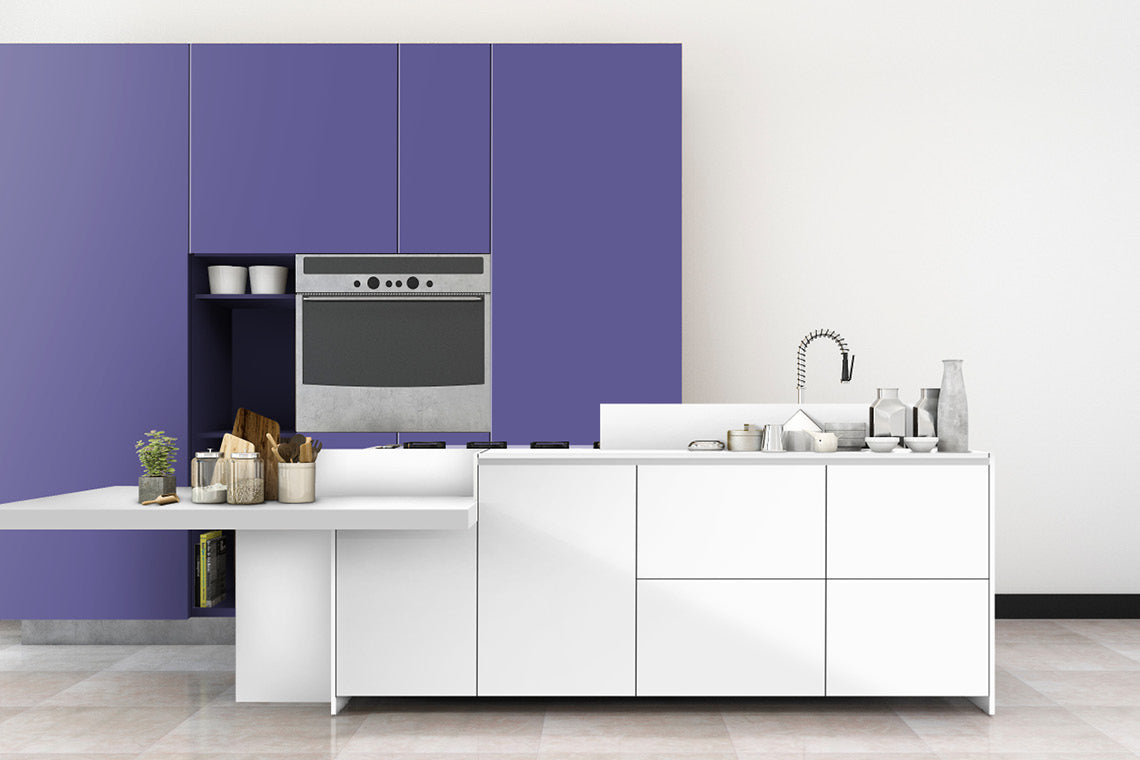 Purple Mist Purple Plain Colors Suede Wall Panel - Heritage Surfaces