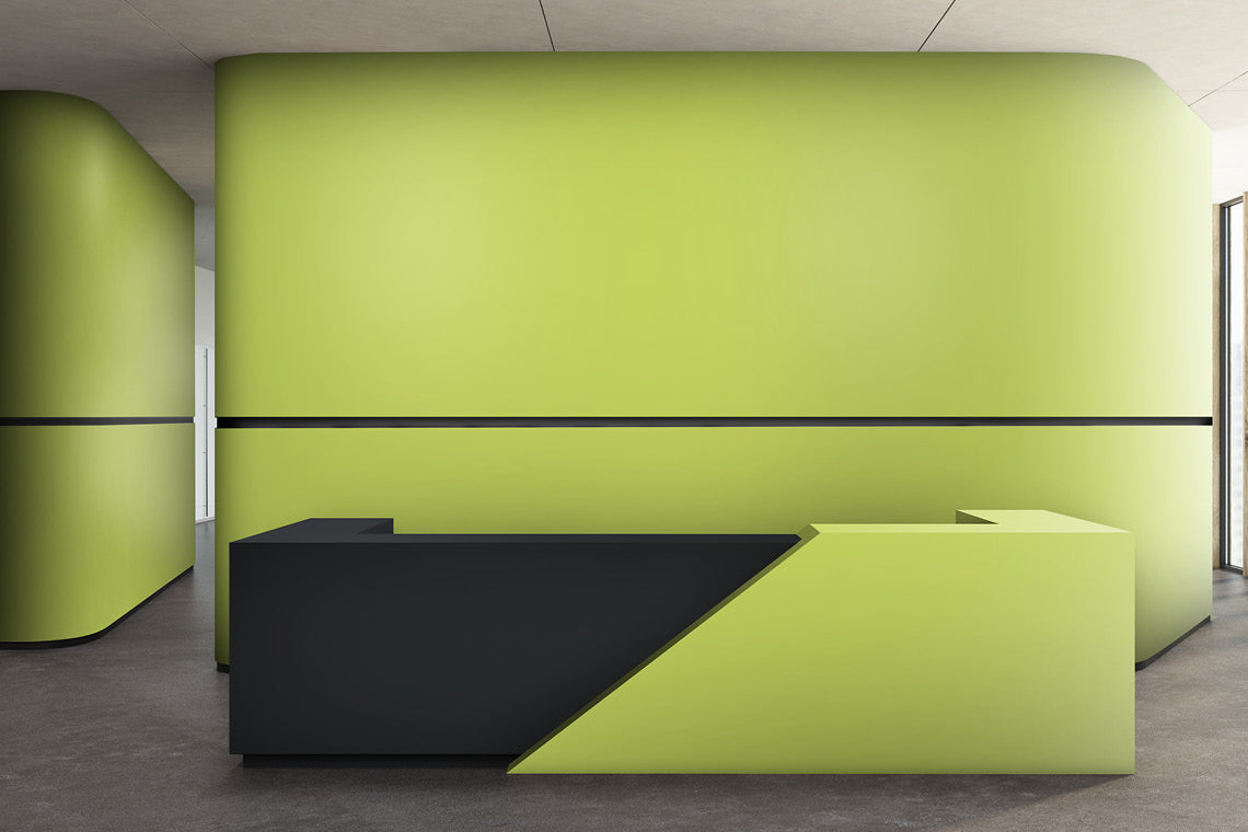 Mint Yellow Plain Colors Suede Laminate - Heritage Surfaces