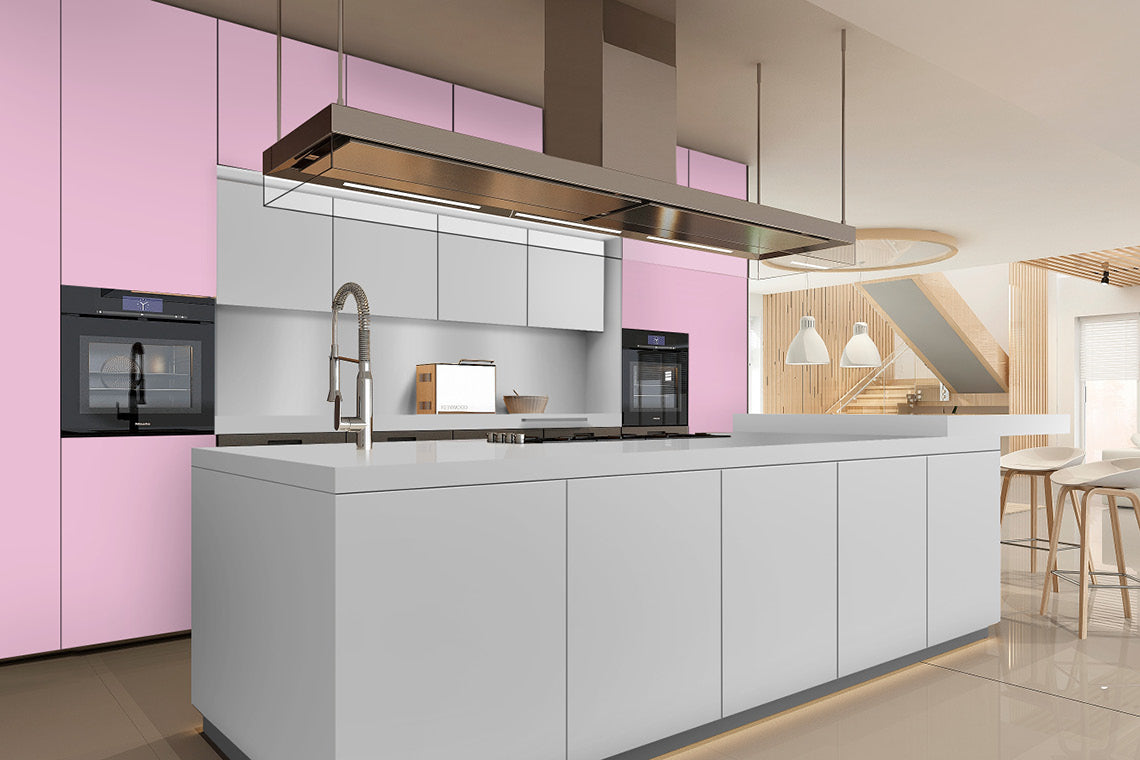 Baby Pink Pink Plain Colors Soft Touch Laminate - Heritage Surfaces