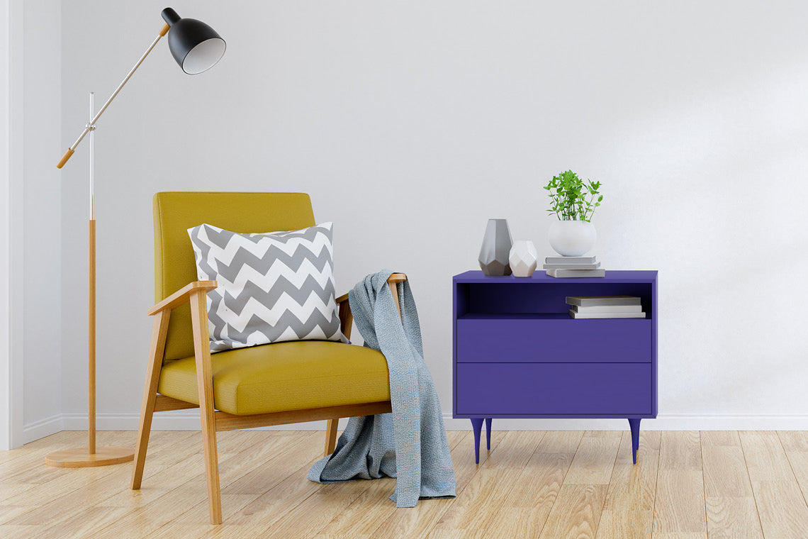Purple Haze Purple Plain Colors Suede Laminate - Heritage Surfaces