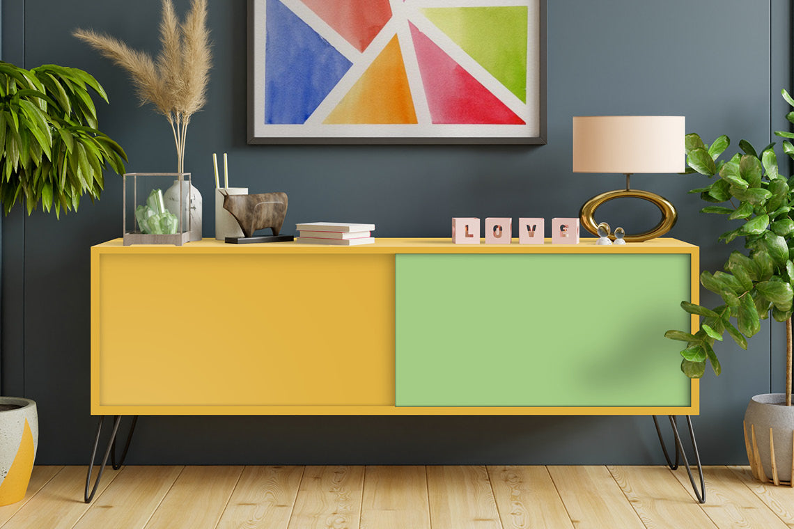 Lime Green Green Plain Colors Suede Laminate - Heritage Surfaces