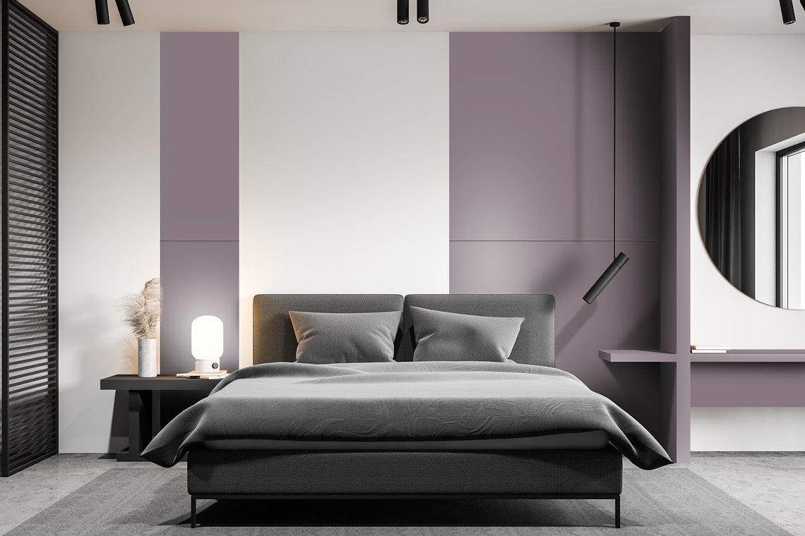 Dark Lilac Purple Plain Colors Soft Touch Laminate - Heritage Surfaces