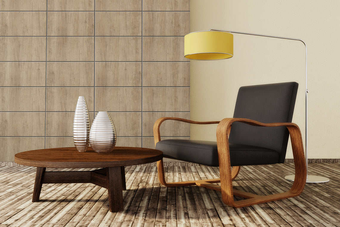 River Bed Oak Light Beige Wood Suede Laminate - Heritage Surfaces