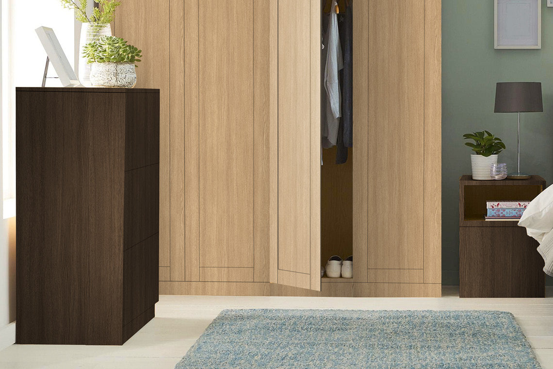Carob Teak Brown Wood Texture Laminate - Heritage Surfaces