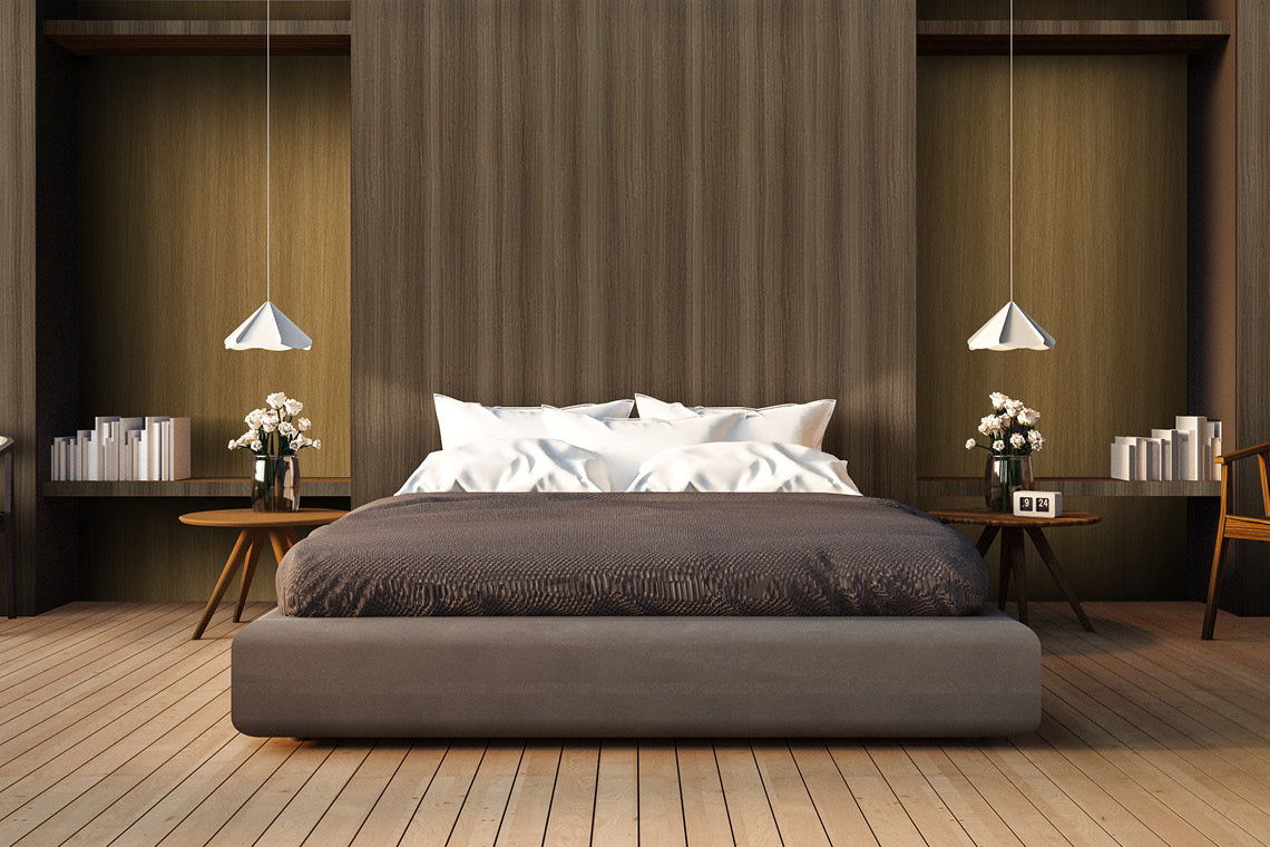 Misty Pike Oak Brown Wood Suede Laminate - Heritage Surfaces